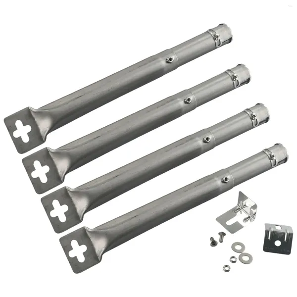 Werkzeuge Zubehör Röhrchen Brenner Verstellbare Universal Yard Grill Gasgrill Schwerleichter Outdoor Silber 25,4 mm