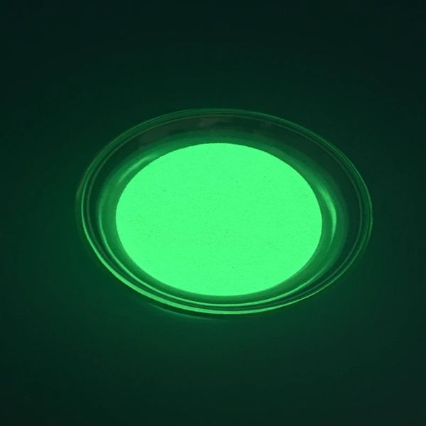 500g Luce verde Polvere poluminescente di fosforo Smalto per unghie fai-da-teMateriale decorativoPolvere luminosa per pittura per il corpo 240328