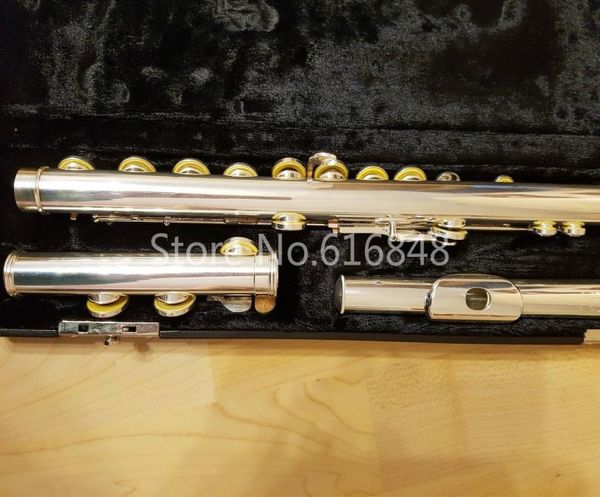 Gemeinhardt 3OS Marke Flöte mit 16 Tasten, Kupfernickel, versilbert, C-Stimmung, Flötenlöcher, offenes Musikinstrument, Flauta 8458526