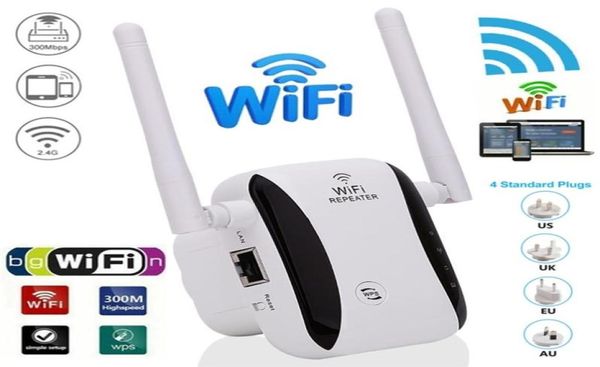 Беспроводной повторитель Wi-Fi, расширитель диапазона, усилитель сигнала Wi-Fi, 300 Мбит/с, усилитель маршрутизатора Wi-Fi, точка доступа 24G Ultraboost 2106078031428