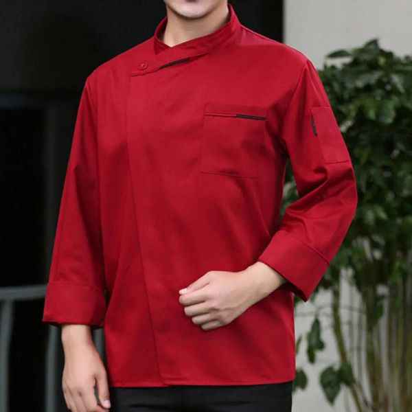 Koch Uniform Großhandel Unisex Küche Bäckerei Catering -Arbeit Koch Koch Shirt Hemd atmungsable Koch Jacke Bäckerei Tops