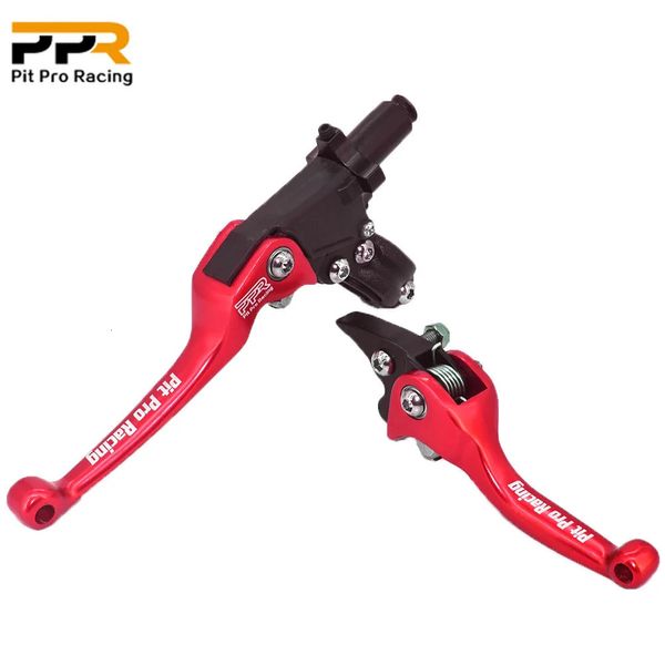 Motocicleta pit pro racing cnc f3 2nd alavancas de freio embreagem da bicicleta sujeira guiador universal para cr crf yzf wrf kx kxf motocross 240318