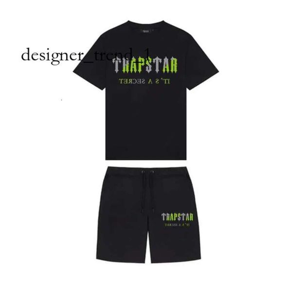 Trapstar Tuta da uomo di alta qualità T-shirt Nuova estate in cotone stampato da uomo Pantaloncini da spiaggia Set Streetwear Abbigliamento sportivo da uomo 4669