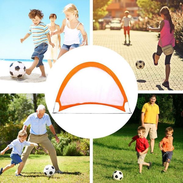 Giocattoli per bambini piegare il goal di allenamento per le porte del calcio Net Soccer Portable Children's Giochi per bambini Tenda esterna da gioco all'aperto per ragazzi