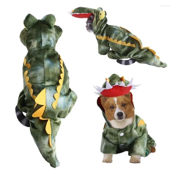 Abbigliamento per cani Animali domestici Divertenti vestiti in stile cartone animato Gatto Coccodrillo Costume cosplay Abbigliamento Taglie multiple disponibili