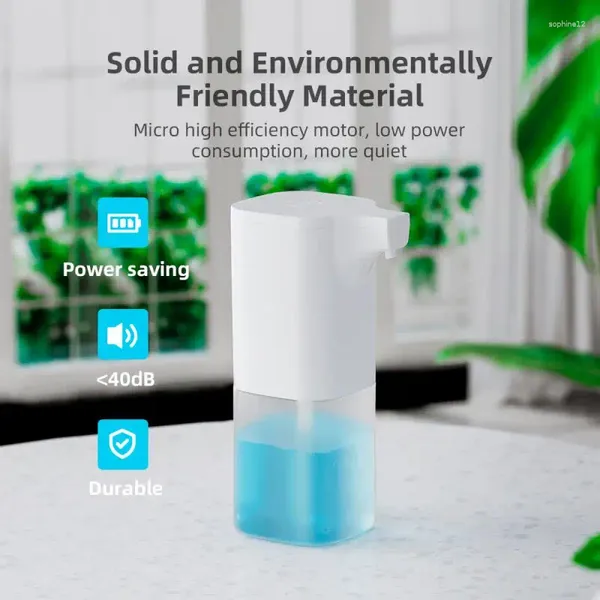 Sıvı Sabun Dispenser Akıllı Uygun Handsfore Doaming Çevre Dostu Otomatik İndüksiyon Hijyenik Hassas Sensör Şık