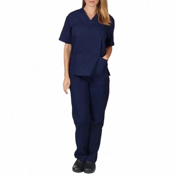 Летний тонкий докторский хирургический халат, комплект униформы медсестры для мужчин и женщин, эластичный и быстросохнущий R9tu #