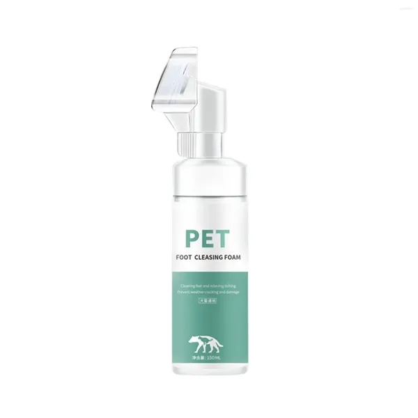 Espuma para limpeza de roupas para cães, 150ml, garrafa, lamas, purificador, animais de estimação, limpeza de filhotes