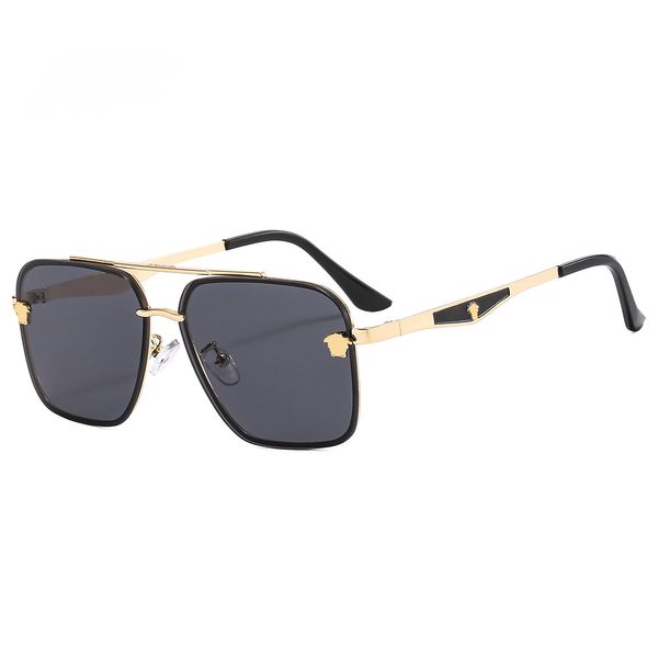 2024 Designer Luxus Damen Sonnenbrille Luxus Herren Sonnenbrille UV-Schutz Herren Brillen Farbverlauf Metallscharnier Mode Damen Spektakel mit Box von hoher Qualität