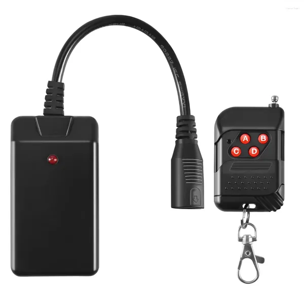 Colheres portátil 3 pinos xlr receptor de controle remoto sem fio para máquina fumaça nevoeiro dj estágio controlador receptor embaçamento 400w 900