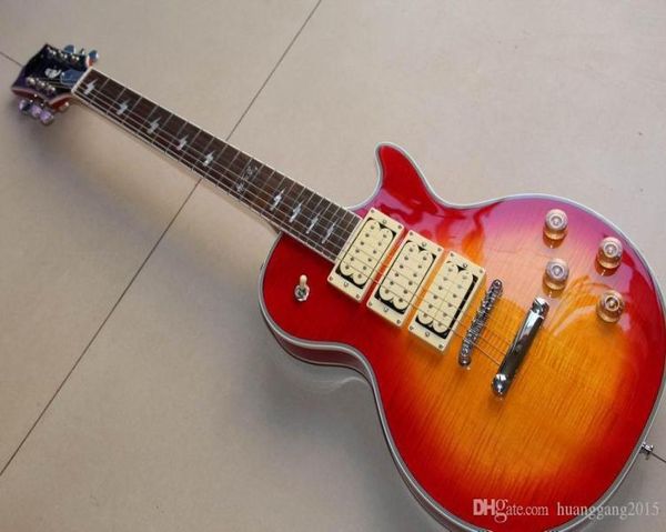 Yeni Varış Ace Frehley Elektro Gitar Solid Mahohgany Bodyneck Kiraz Burst 121226482654