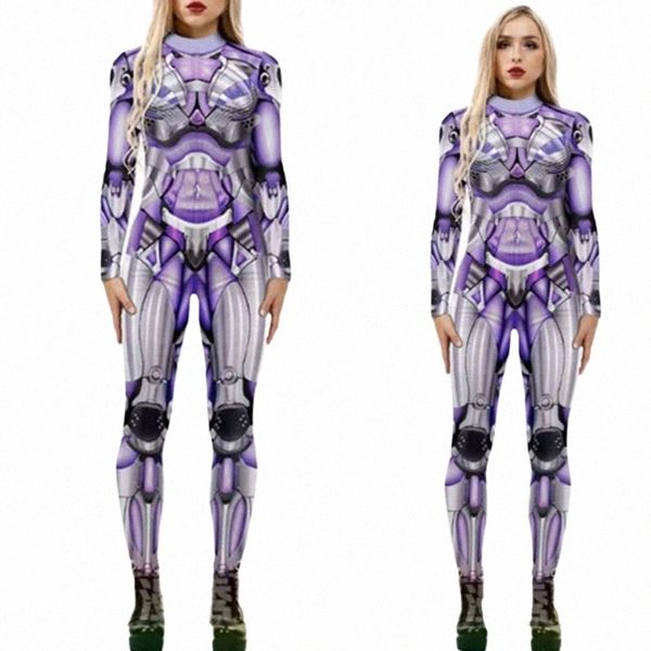 nuovi costumi robot per le donne Halen Party Festival Abbigliamento stile meccanico Tuta stampa 3D Pole Dance Clothes DWY6034 g9bs #