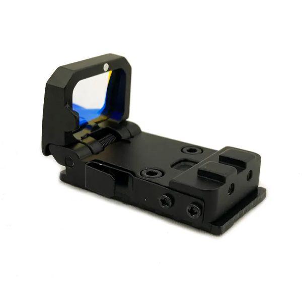 Escopos de caça tático vism up red dot sight micro pistola escopo reflexo holográfico óptica dobrável com gmount e 20mm picatinny mou dhawr