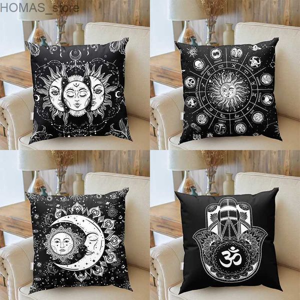 Pillow Tarot Card Sun Moon Stars