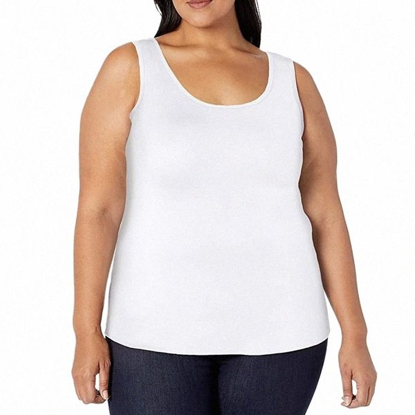 Mulheres Plus Size Tank Top Solto Casual Modal Tanks T-Shirt Sleevel Blusa Tops Feminino Big Size Home Wear 3xl 4xl ouc1124 k4ah #