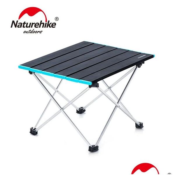 Mobiliário de armazenamento e manutenção de equipamentos Naturehike Cam Mesa Leve Portátil Ao Ar Livre Mochila Caminhadas Fora Cozinhar Churrasco Rv P Otzz9