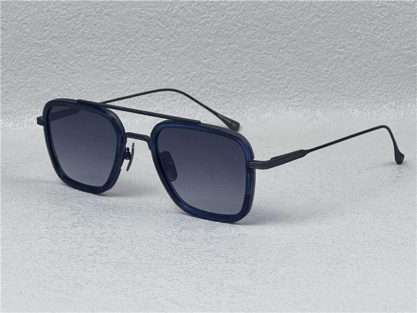 Óculos de sol masculinos com design de moda 006 armações quadradas estilo vintage uv 400 óculos de proteção para uso externo com estojo