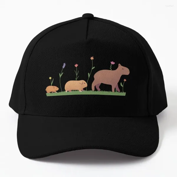 Bonés de bola Hamster Cobaia e Capivara Boné de beisebol Trucker Snap Back Hat Chapéus Mulher Homens