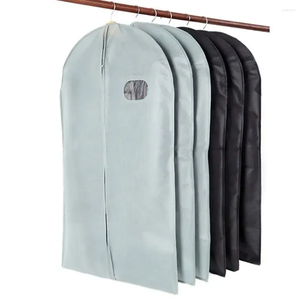 Caixas de armazenamento portátil à prova dwaterproof água proteger terno saco guarda-roupa vestido capa poeira sacos roupas organizador capa