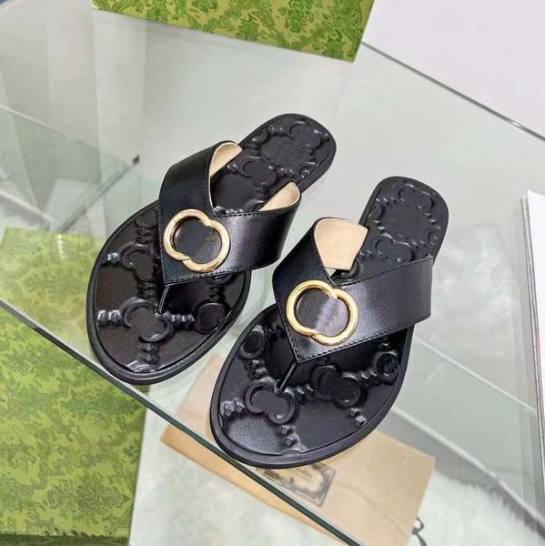 Designer-Sandalen, Hausschuhe, modische Damenschuhe, rutschfeste Flip-Sandalen mit Fischgrätenmuster und Clip-Toe-Strandschuhen, flache Ledersandalen