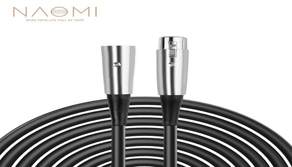 NAOMI XLR кабель караоке микрофон звуковая пушка кабель штекер XLR для аудио микшерных усилителей XLR Cord8805444