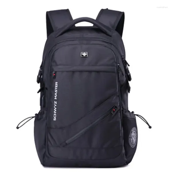 Рюкзак Многофункциональный USB-зарядка для ноутбука Мужчины 15-дюймовые школьные сумки для подростков Модный мужской рюкзак Mochila Travel Bagpack Anti Thief