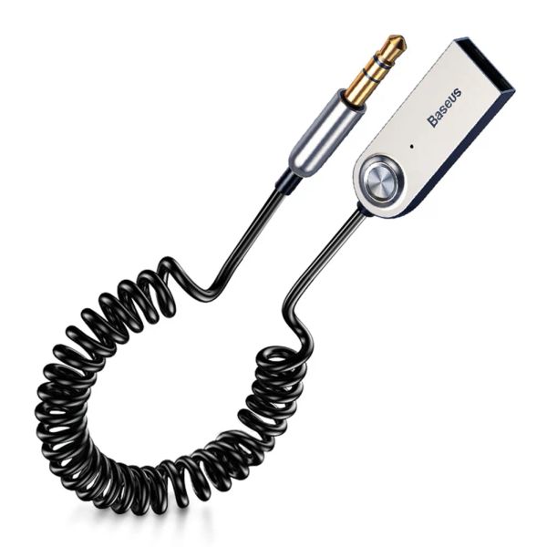 Baseus Aux Bluetooth -адаптер кабель ключа для автомобиля 3,5 мм Джек Aux Bluetooth 5.0 4.2 4.0 Аудио -музыкальный приемник Audio Music