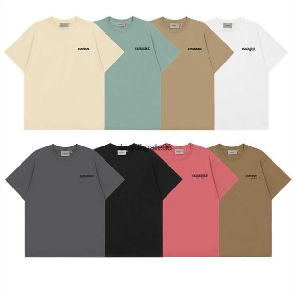 Gox8 Мужская и женская модная футболка с короткими рукавами Дизайнерские рубашки Essentialt Летняя базовая мужская рубашка поло Летний тренд Бренд унисекс K2ho