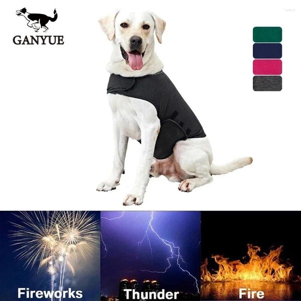 Vestuário para cães Thunder Vest XS-XL Pet Ansiedade Jaqueta Reflexiva para Pequeno Médio Grande Roupas Camisa Suprimentos Produto