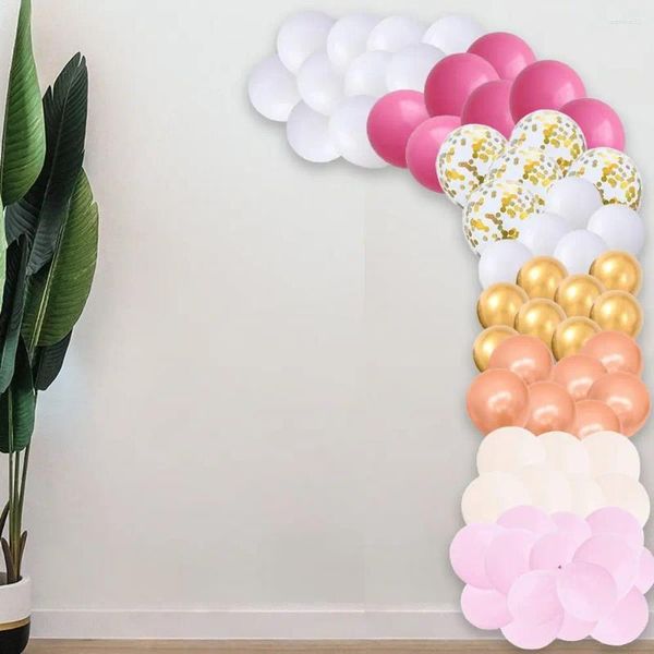 Decorazione per feste Kit ghirlanda di palloncini rosa oro rosa per ragazza Baby Shower