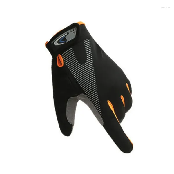 Велосипедные перчатки высокого качества для занятий спортом на открытом воздухе, летние противоскользящие, с сенсорным экраном и полным пальцем, для скалолазания, супер-волокнистая кожа