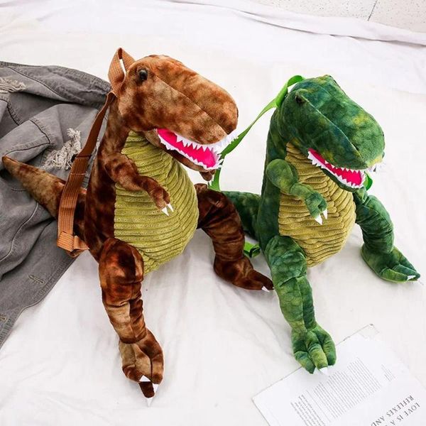 Zaino Giocattolo Regalo Bambini Sacchetti di peluche animali Giocattoli per ragazzi Ragazze Borsa in stile coreano Bambini Borsa piccola carina Zaini Dianosaur