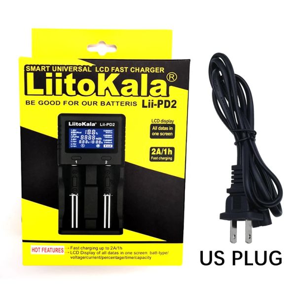 Liitokala li-500 liipd4 lii-pd2 li-600 18650 Batterielade