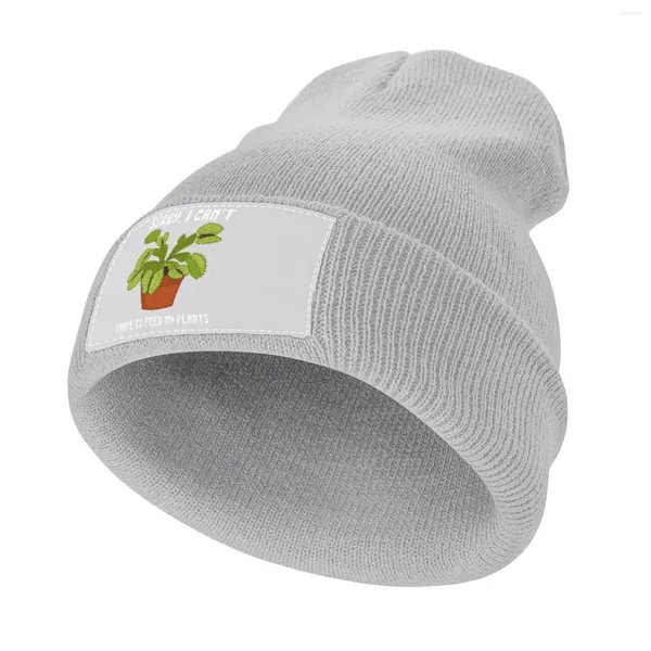 Berretti Devo nutrire le mie piante Divertente design acchiappamosche Berretto lavorato a maglia Cappelli da spiaggia alla moda Cappello da golf Donna Uomo