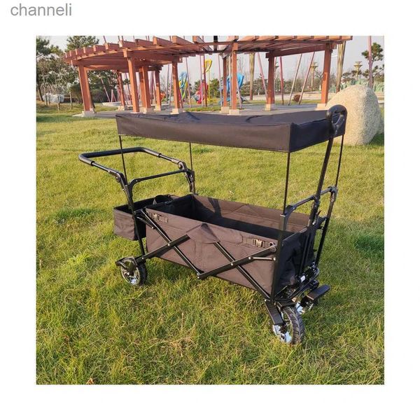 Camp Furniture Hochwertiger OEM-Lieferant Zusammenklappbarer Klappwagen Kinderwagen Karren Outdoor Camping Klappwagen für Kinder YQ240330