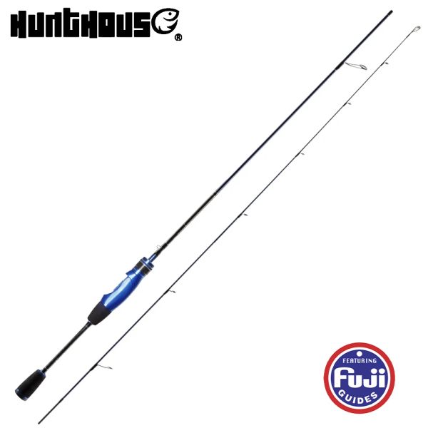 Hastes hunthouse Ultra Light Night Night Spinning/Casting Haste Fast Ação 1.68m 1,8m Guia de Fuji 2 Seção de Acessórios de Alto Carbono Bass