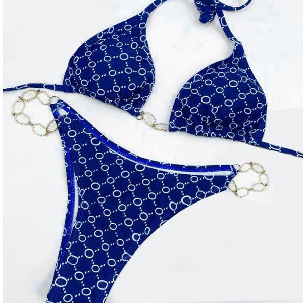 Damen-Bikini-Designer-Badeanzug, Damen-Luxus-Badebekleidung, Kontrastfarbenmuster, Sport-Bikinis-Set, sexy Badeanzüge in transparenter Trägerform, Damen-Badebekleidung in Übergröße