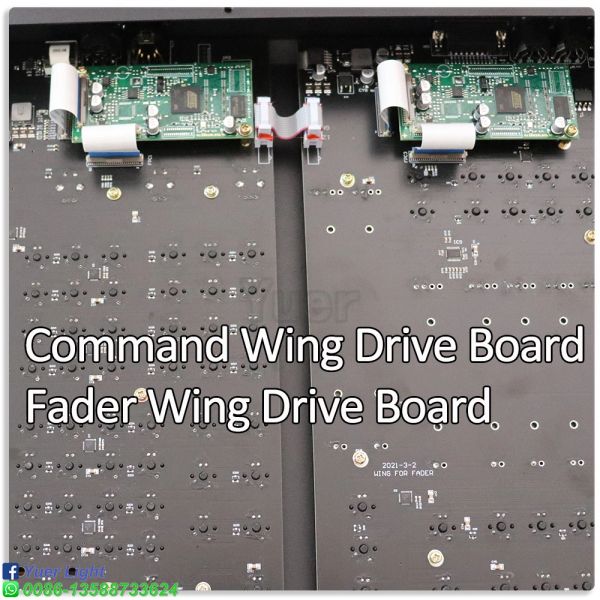 Yuer Großhandel DJ Equipment Command Wing und Fader Wing Drive PCB -Board DMX512 Bühnenparty DJ Disco Lights Steuerelement LED Lighting