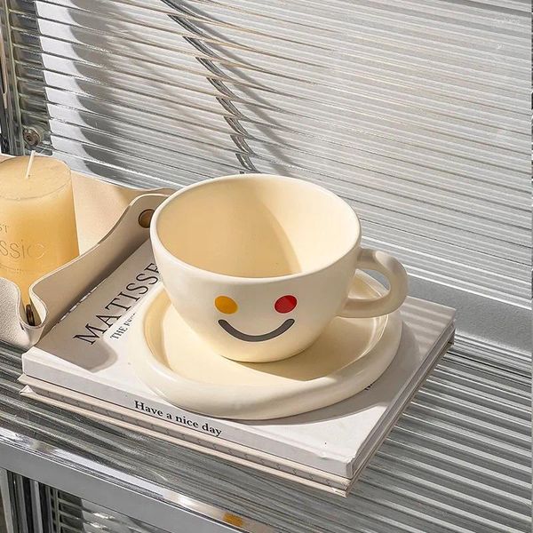 Tassen Kaffeetasse Große Kapazität Keramik Retro Kreative Chinesische Teetassen Set Paar Geschenk DIY