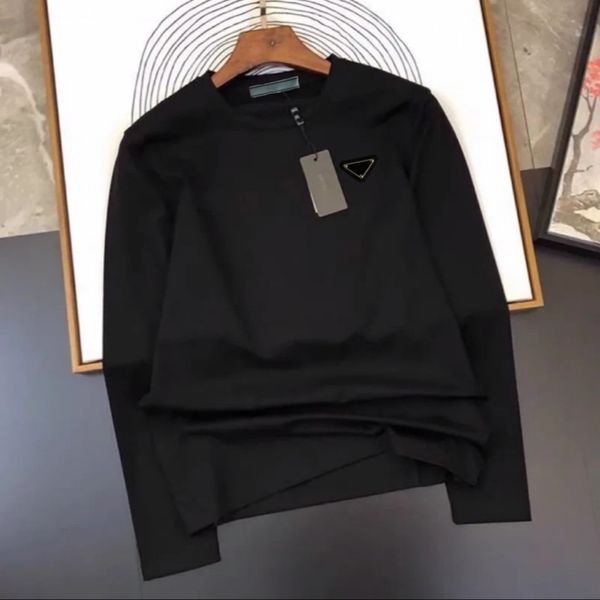 Tasarımcı Erkek Tişörtler Uzun Kollu Tees Polos Tişört Yüksek End Stilist Mektup Pamuk Erkekler Tees Kadın Tshirts Moda Bahar Yüksek Kaliteli Çift Sweatshirt
