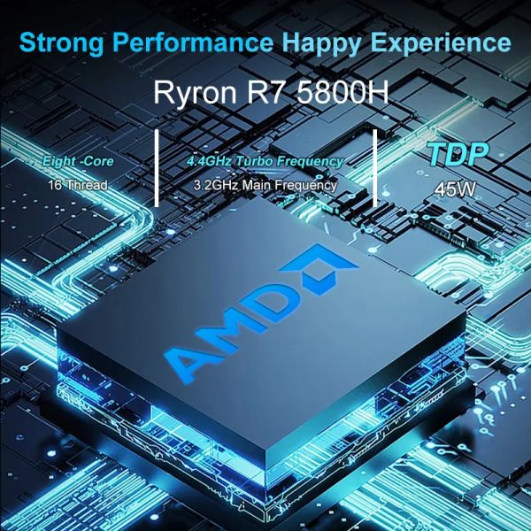 AMD RYZEN 7 5800H 5700U AMD RYZEN 5500U WINDOWS 11 MINI PC DDR4 16GB 512GB SSD WIFI6 BT5.0 Настольный игровой компьютер