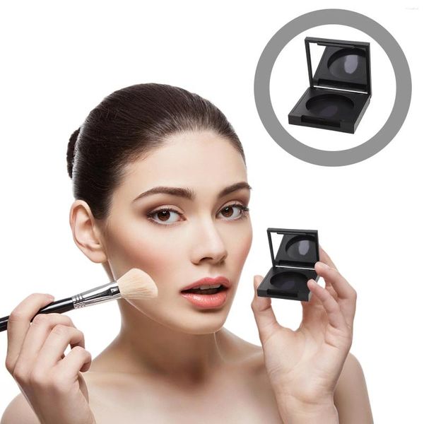 Garrafas de armazenamento 4 pcs Eyeshadow Maquiagem Casos Cosméticos Destaque Pó Amostra Recipientes Paleta Magnética para