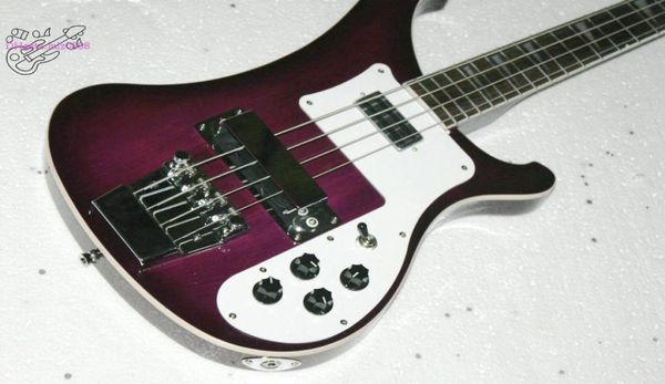 Высококачественные фиолетовые 4-струнные электрические бас-гитары 4003, стерео варитон 9947116