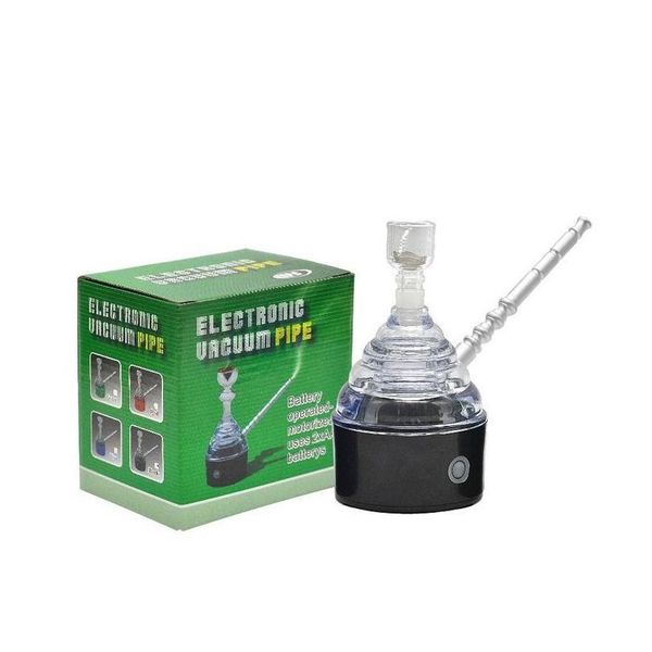 Cachimbos de água Bong Tubulação de fumaça Acessório de plástico elétrico em forma de vidro 4 cores para entrega de gota Home Garden Househ Hou Dhdaj