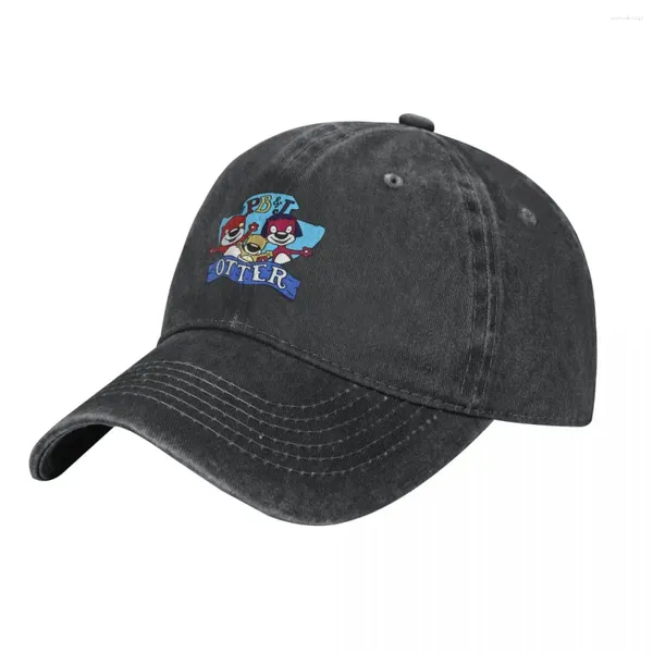 Bonés de bola PB e J Otter Logo Fan Art Cowboy Hat Luxury Cap |-F-|Para mulheres, homens