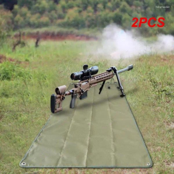 Sacos de armazenamento 2 PCS Outdoor Tactical Shooting Mat Engrossar Treinamento de Campo Piquenique Dobrável Portátil Home