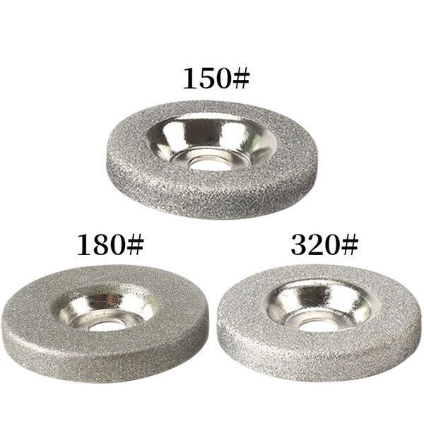 1pc 50 мм 2 -дюймовый руковой шлифовальный руль с бриллиантом 150grit 180grit 320grit Circle Grinder Disc Discemer Routen