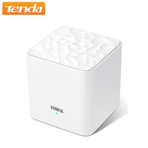 Tenda Nova Mesh WiFi System MW3Up até 2.000 pés quadrados Cobertura de casa inteira substitui extensor de roteador passo fácil único via APP 240326