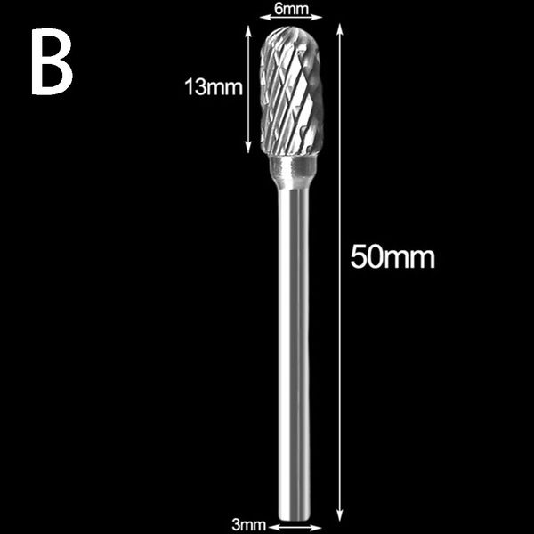 Barate rotanti in carburo solido a doppio taglio set da 1/8 pollice twist-drill bit per utensili rotanti per la lavorazione del legno in metallo