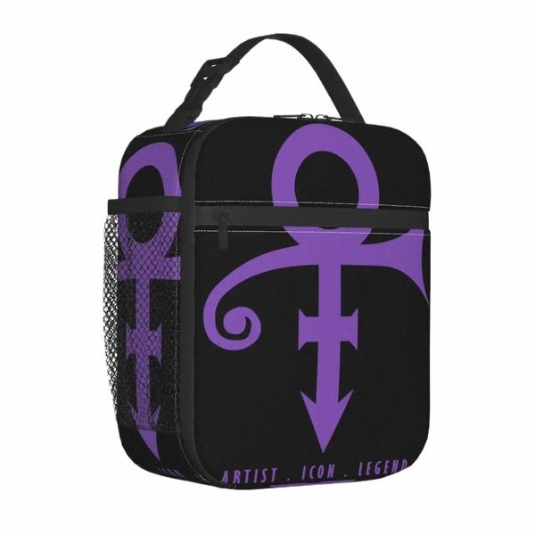 Príncipe Paisley Park The Artist Ic Legend Merch Sacos de almoço isolados Purple Rain His Royal Badn Tafkap Lunch Box New m34N #